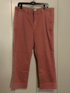 GAP High Rise Girlfriend Chino Pants - Tailored Straight Fit